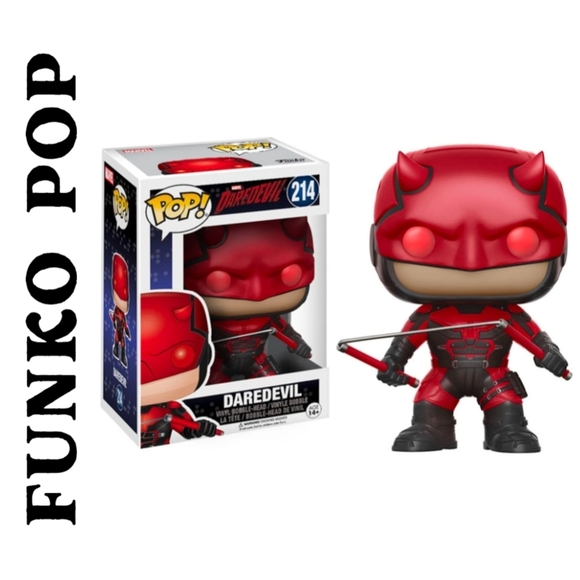 Funko Other - Funko Pop Marvel Daredevil 214 Vaulted Netflix Series Vinyl Figure Bobble-Head